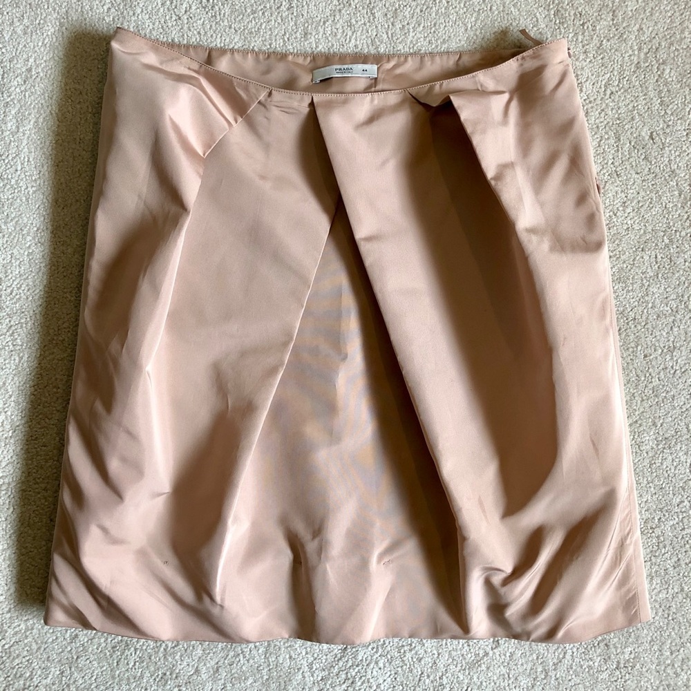 Prada AUTHENTIC Pink Silk Skirt
